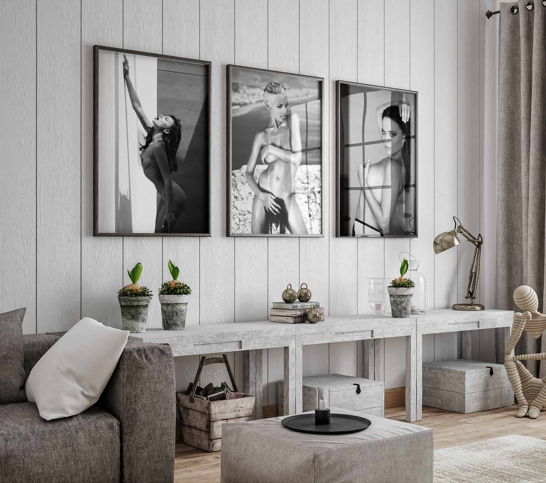 Aktfotografie kaufen — Fine Art Print in stimmungsvoller Kulisse
