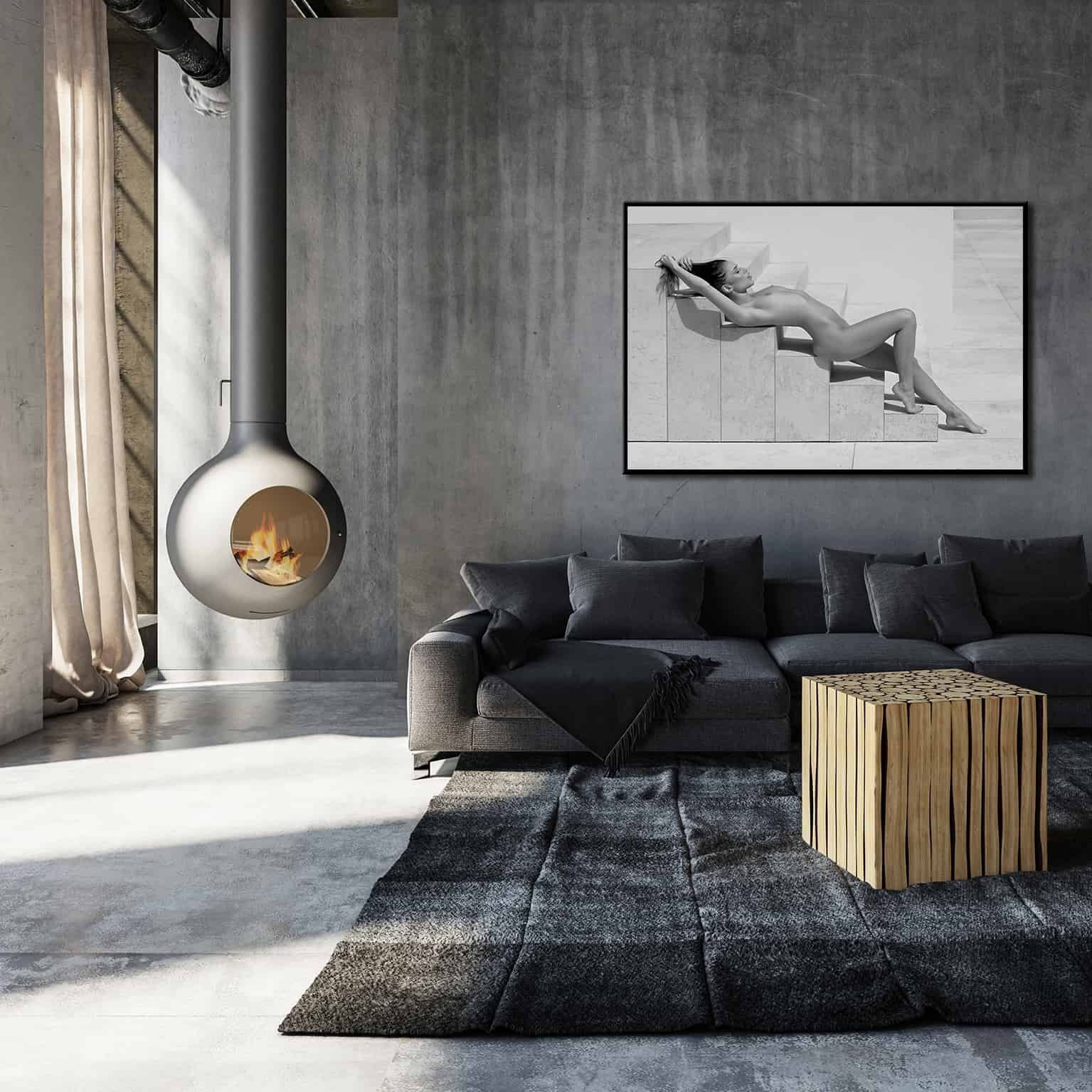 Stimmungsaufnahme mit erotischer sw Fotografie Stimmungsaufnahme mit erotischer sw Fotografie