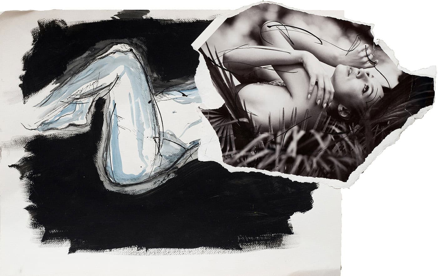 Modern Madonna – Erotische Kunst Unikate als Collage