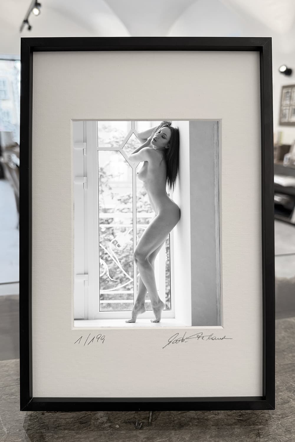 Gerahmter Fine Art Print der limitierten Edition – 1/199, signiert auf Passepartout – FRAME ME