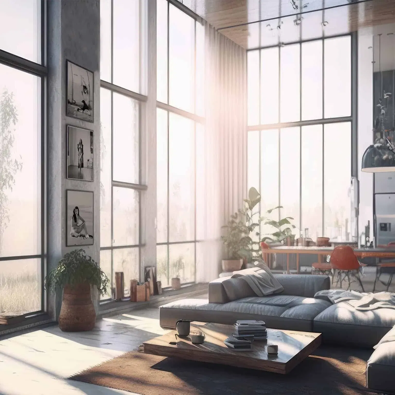 Loft mit erotischer Fotografie von Martin Wieland Loft mit erotischer Fotografie von Martin Wieland