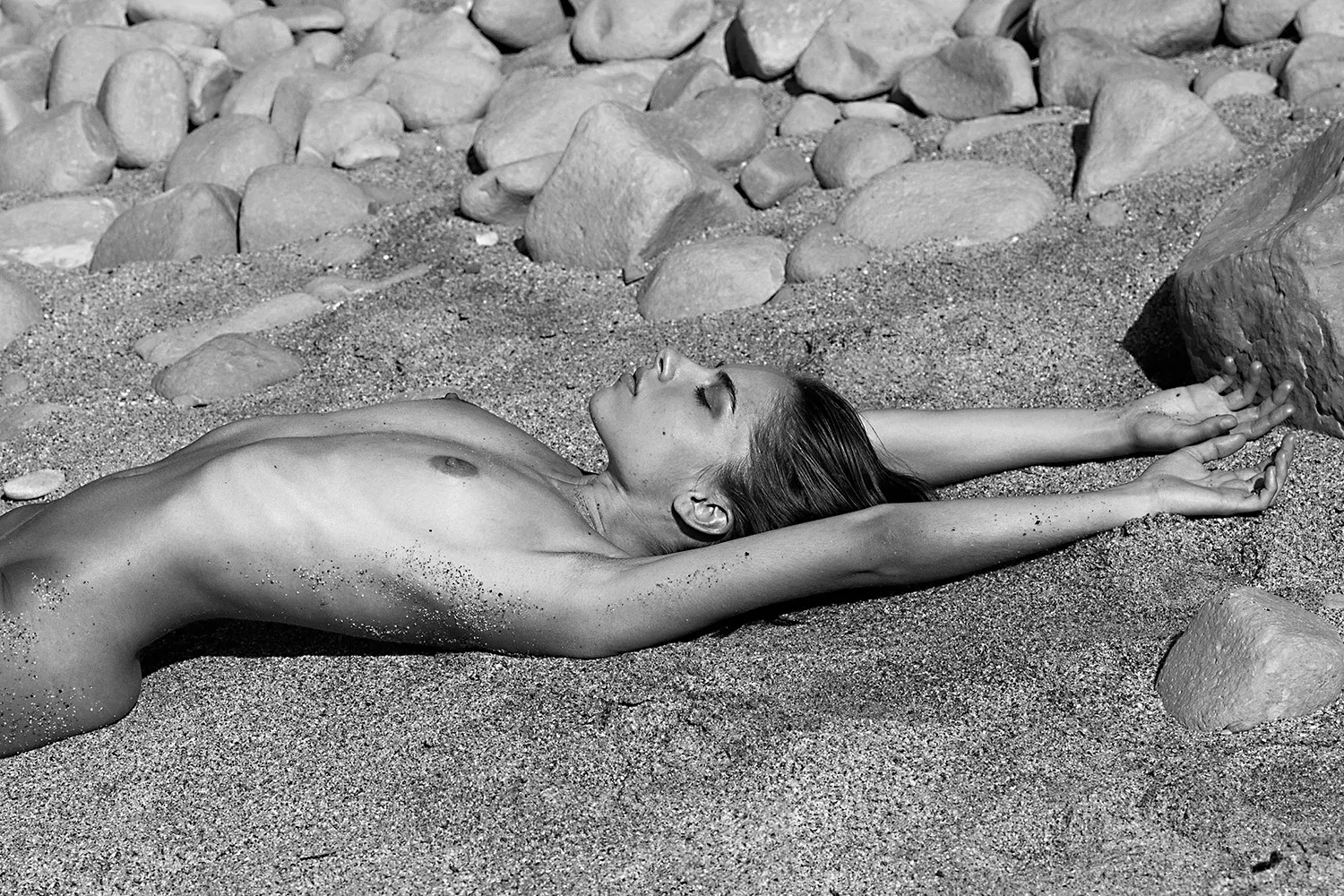 „Sector-B“ – Detailansicht des Motivs (Ausschnitt) – zeitgenössische Aktfotografie